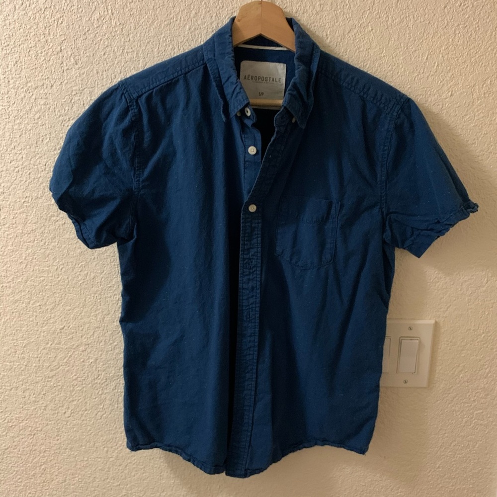 Aeropostale Shirt Short Sleeves Small